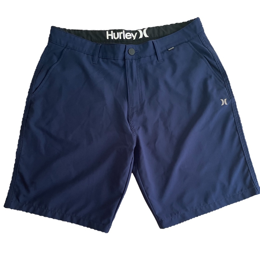Hurley Blue Athletic Shorts Lightweight Design